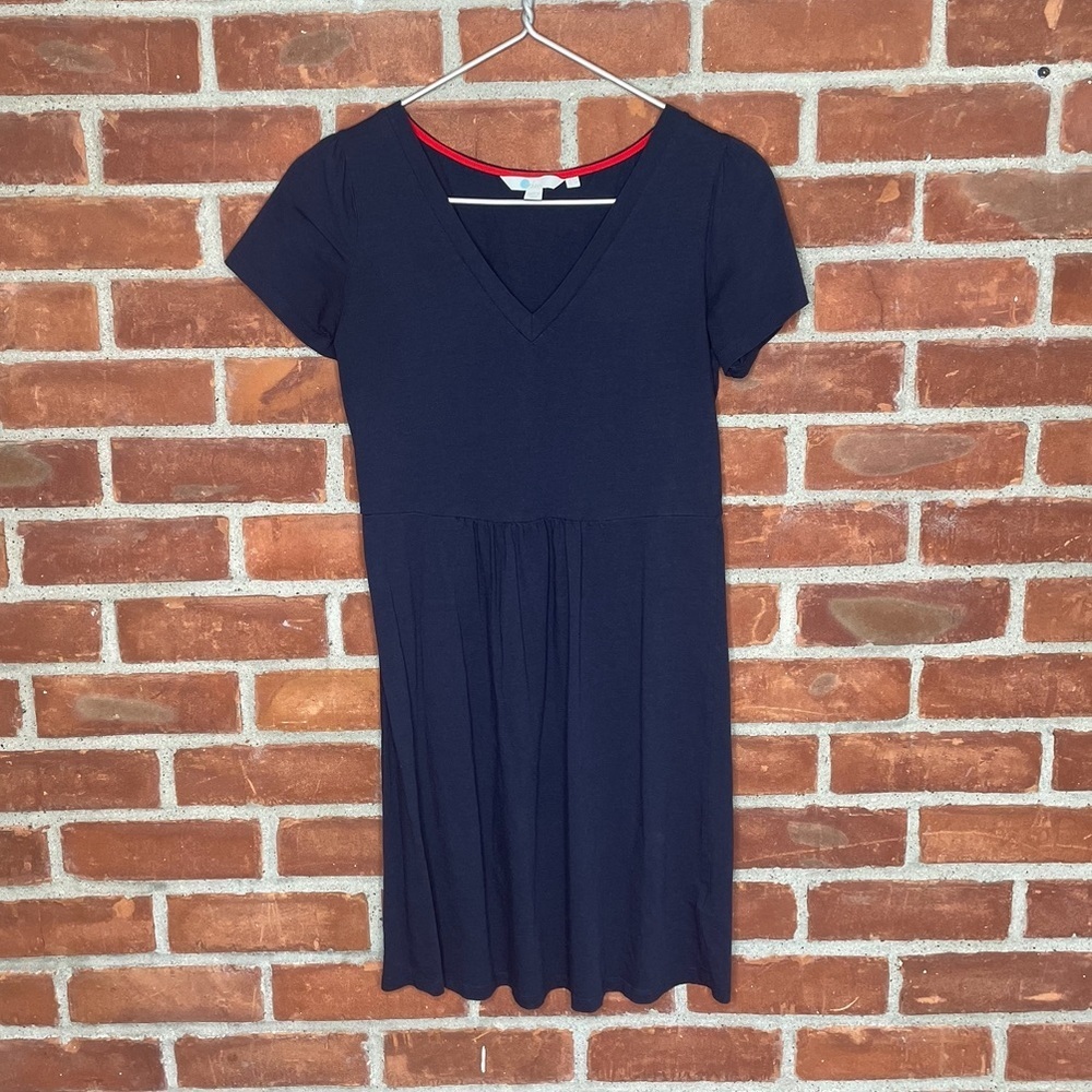 Boden navy blue jersey dress
